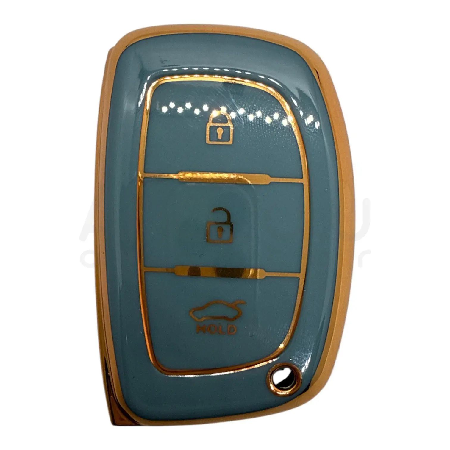 2111-G | Hyundai Smart Kumanda Nano Silikon Kılıfı 3 Buton Gri