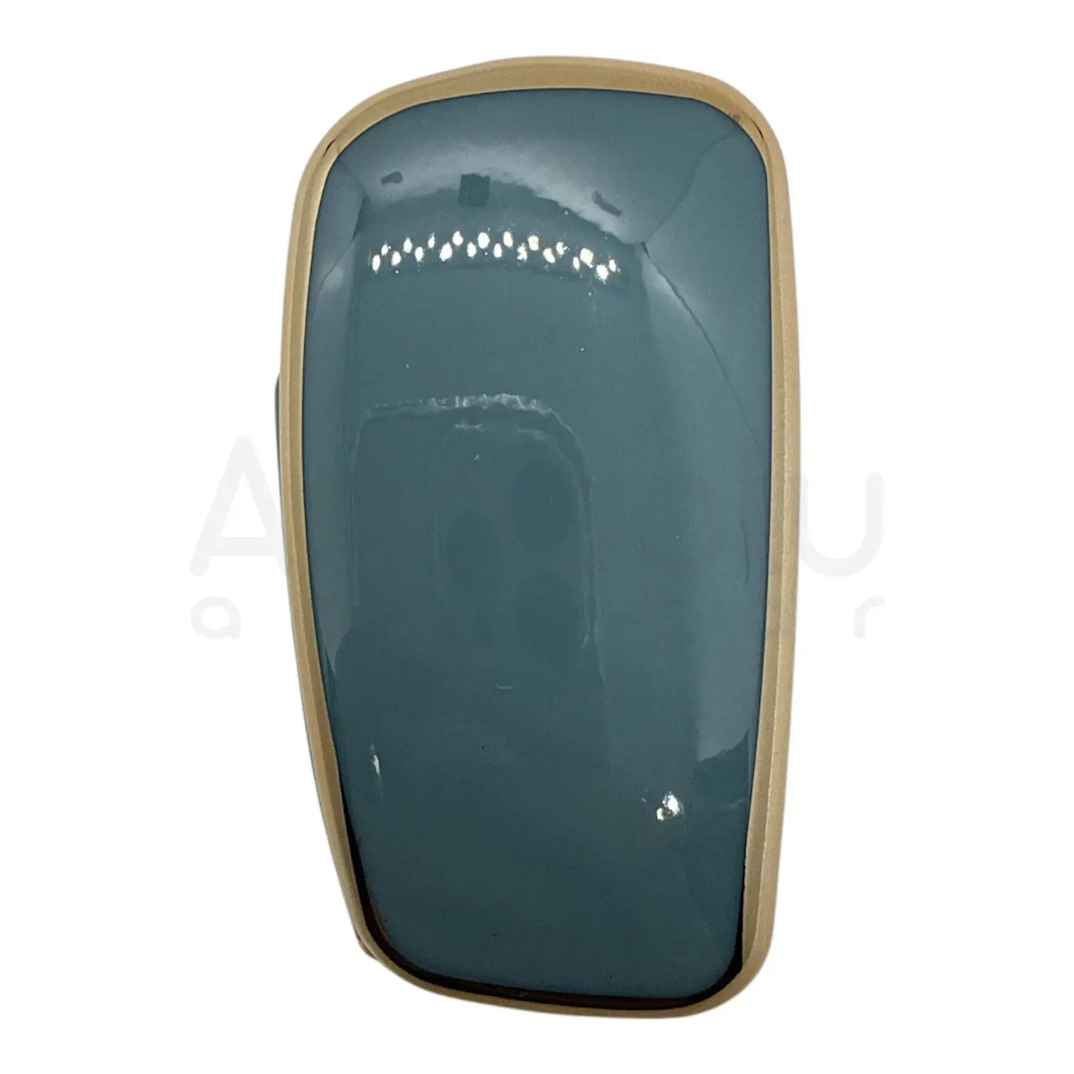 2911-G | Audi Sustalı Kumanda Nano Silikon Kılıfı 3 Buton Gri - Görsel 2