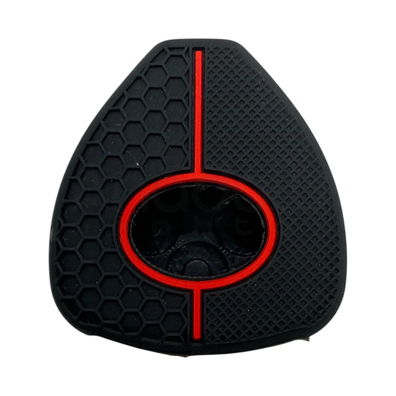 1012-PK | Toyota Desenli Kılıf 3 Buton Kırmızı - Görsel 2