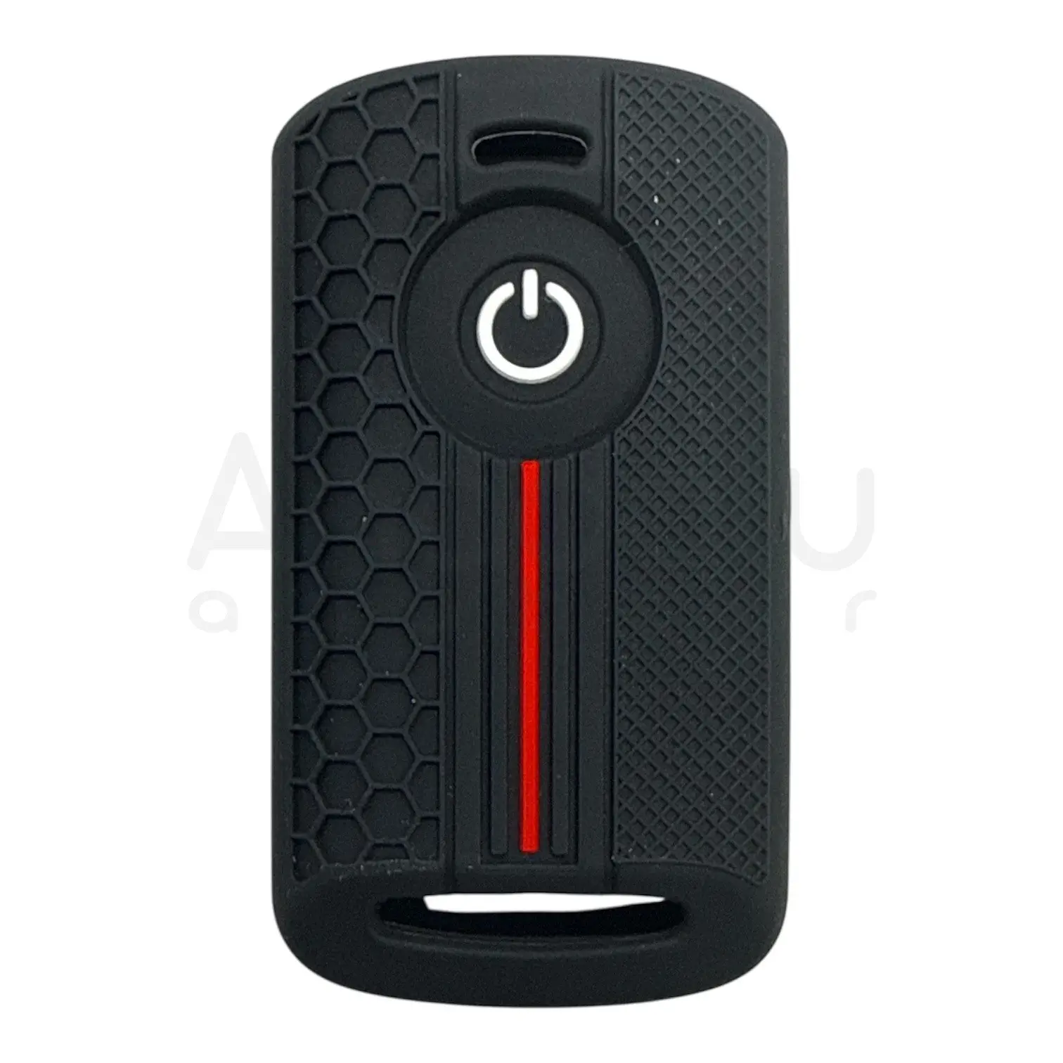 1810-PK | Yamaha Motosiklet Petek Desenli Kılıf 1 Buton Kırmızı