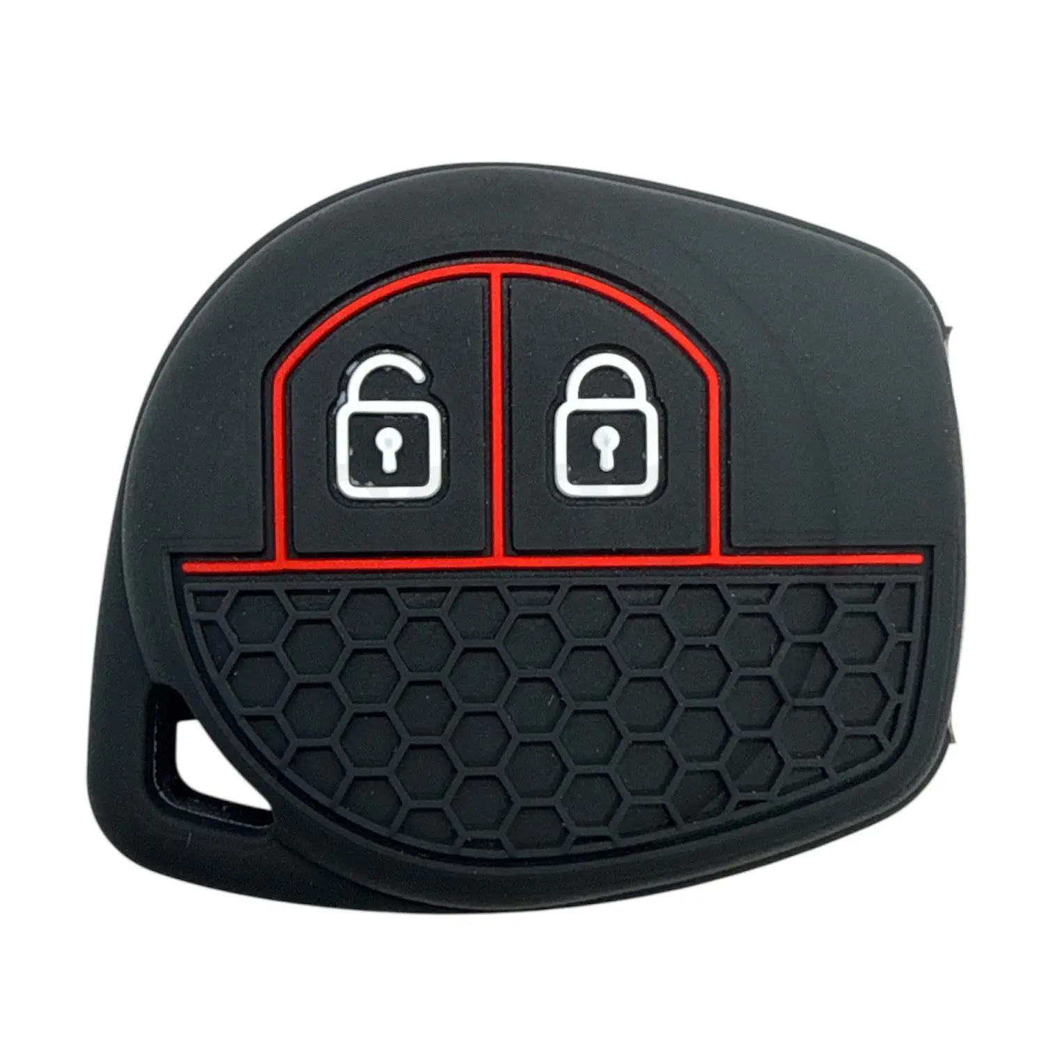 2010-PK | Suzuki Petek Desenli Kılıf 2 Buton Kırmızı