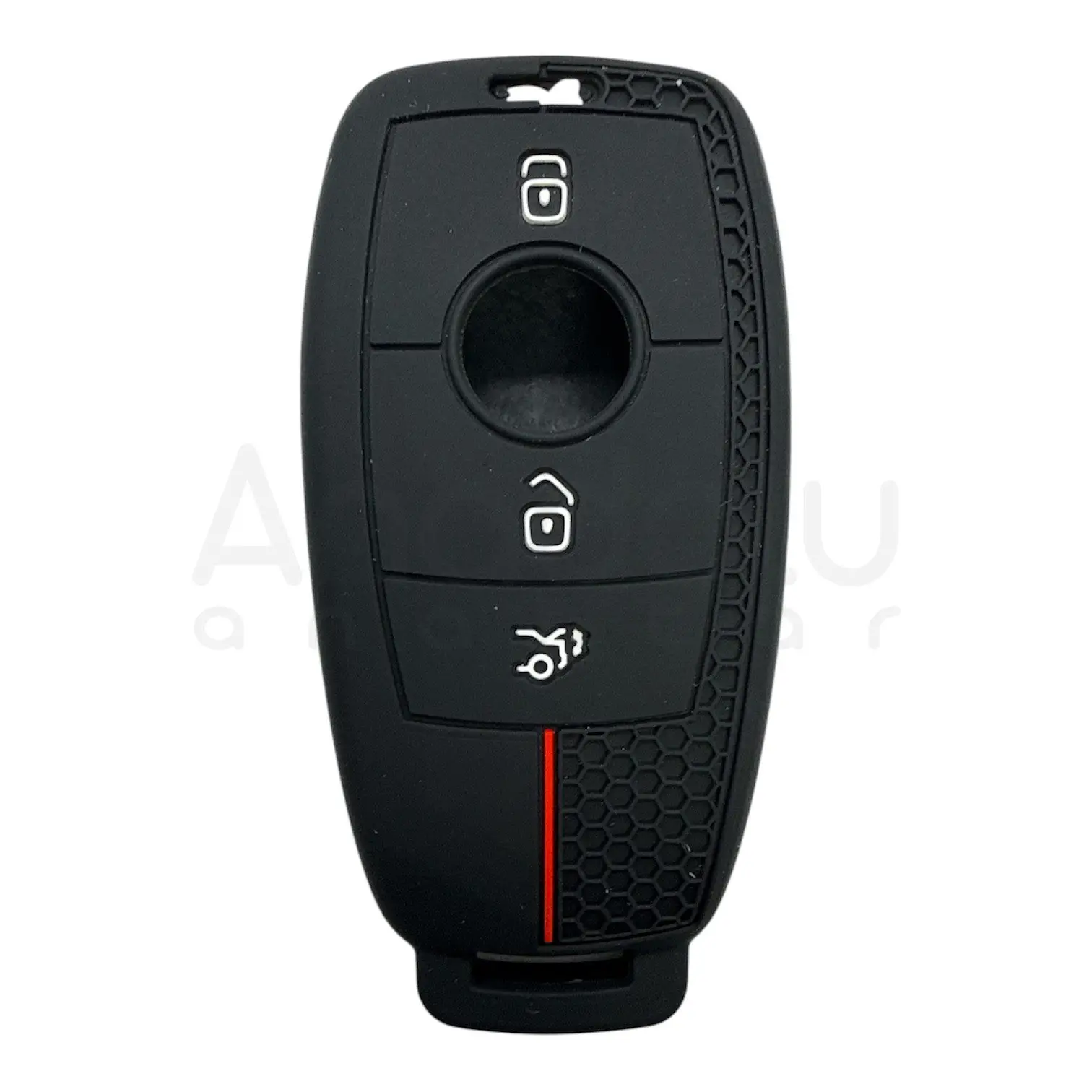 2611-PK | Mercedes Benz E Class Petek Desenli Kılıf 3 Buton Kırmızı