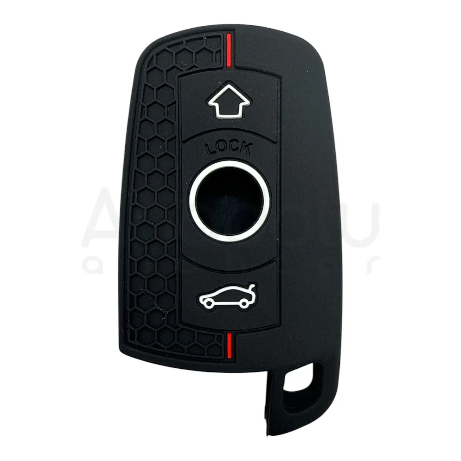 2705-PK | BMW Petek Desenli Kılıf 3 Buton Kırmızı