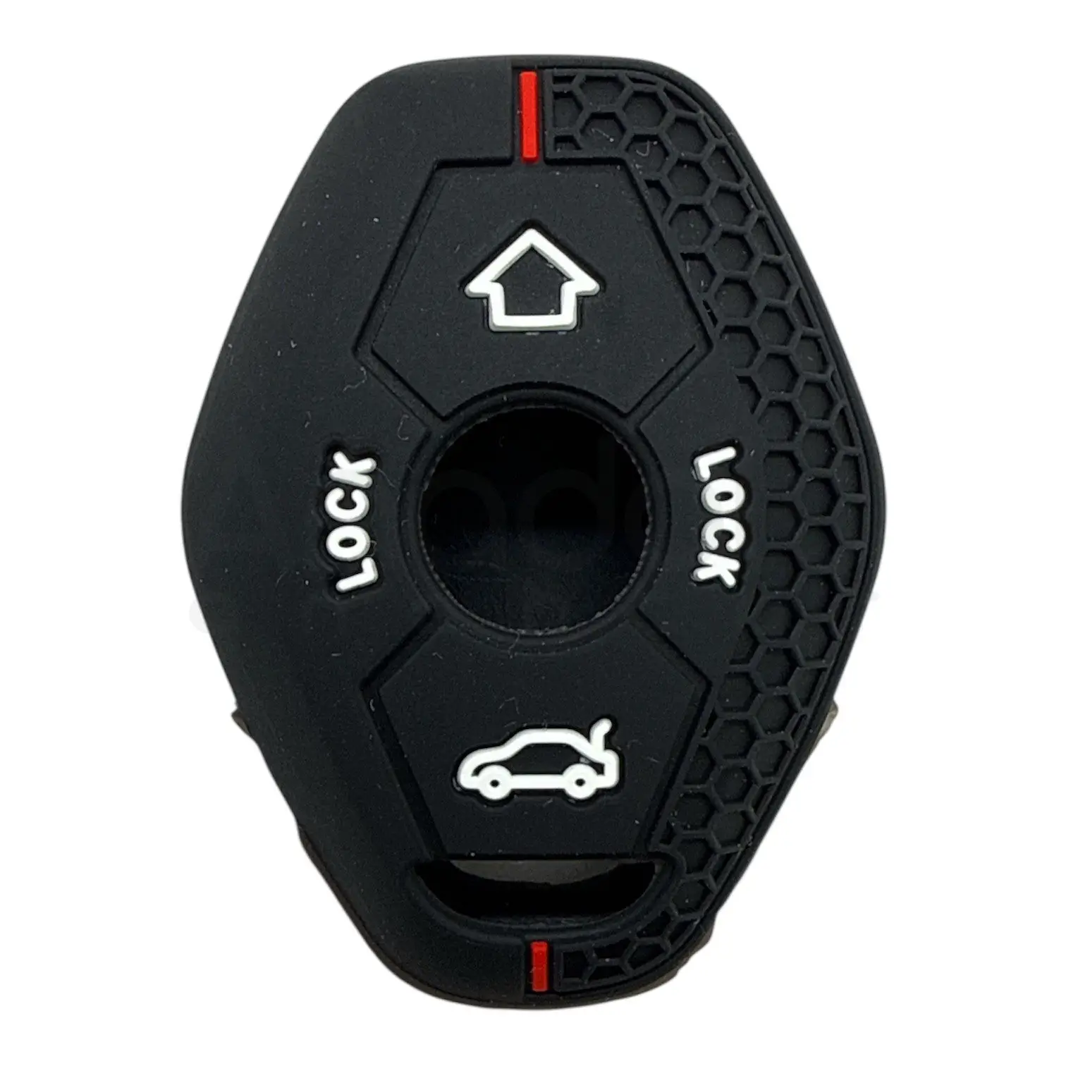 2706-PK | BMW Petek Desenli Kılıf 3 Buton Kırmızı