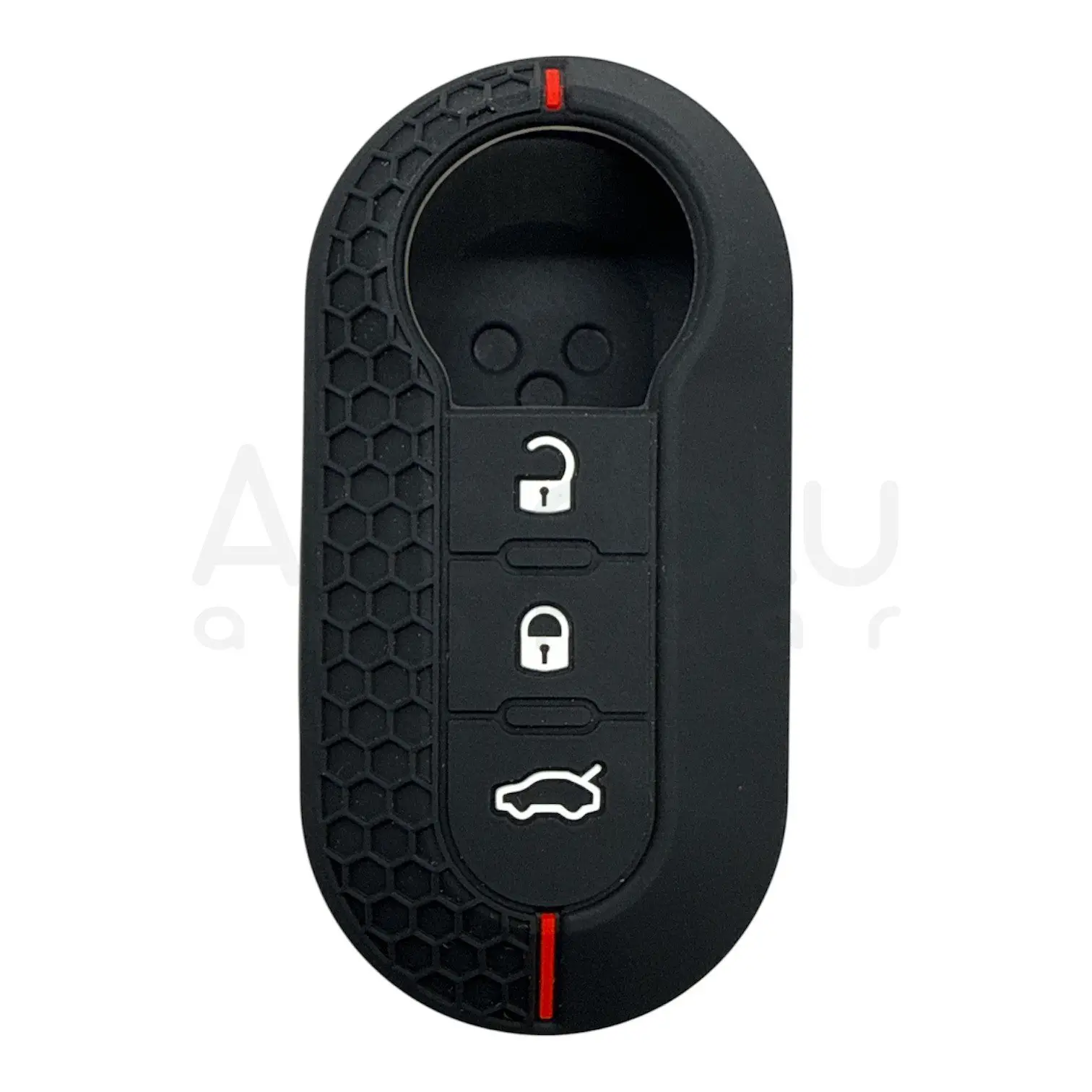 3810-PK | Fiat Sustalı Petek Desenli Kılıf 3 Buton Kırmızı