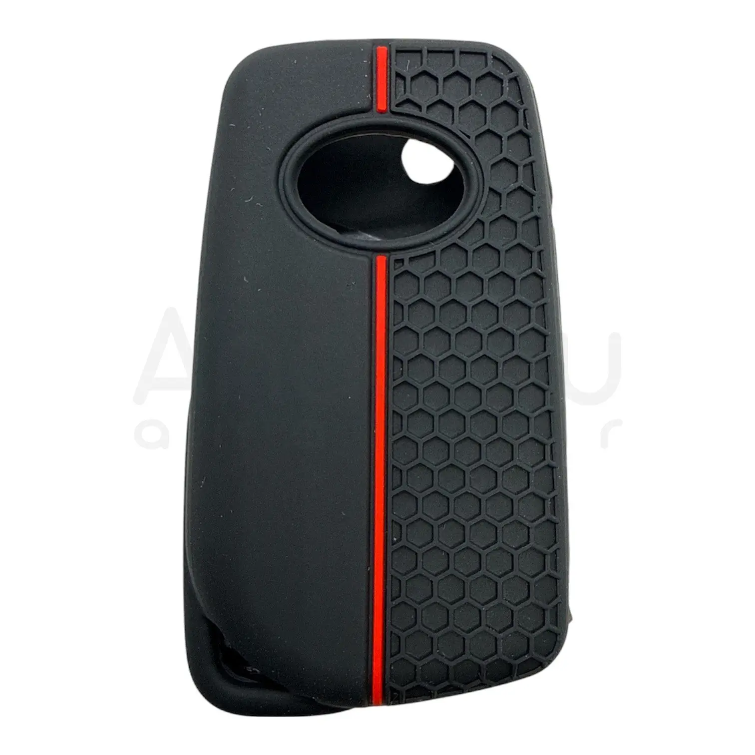 1011-PK | Toyota Petek Desenli Kılıf 3 Buton Kırmızı - Görsel 2