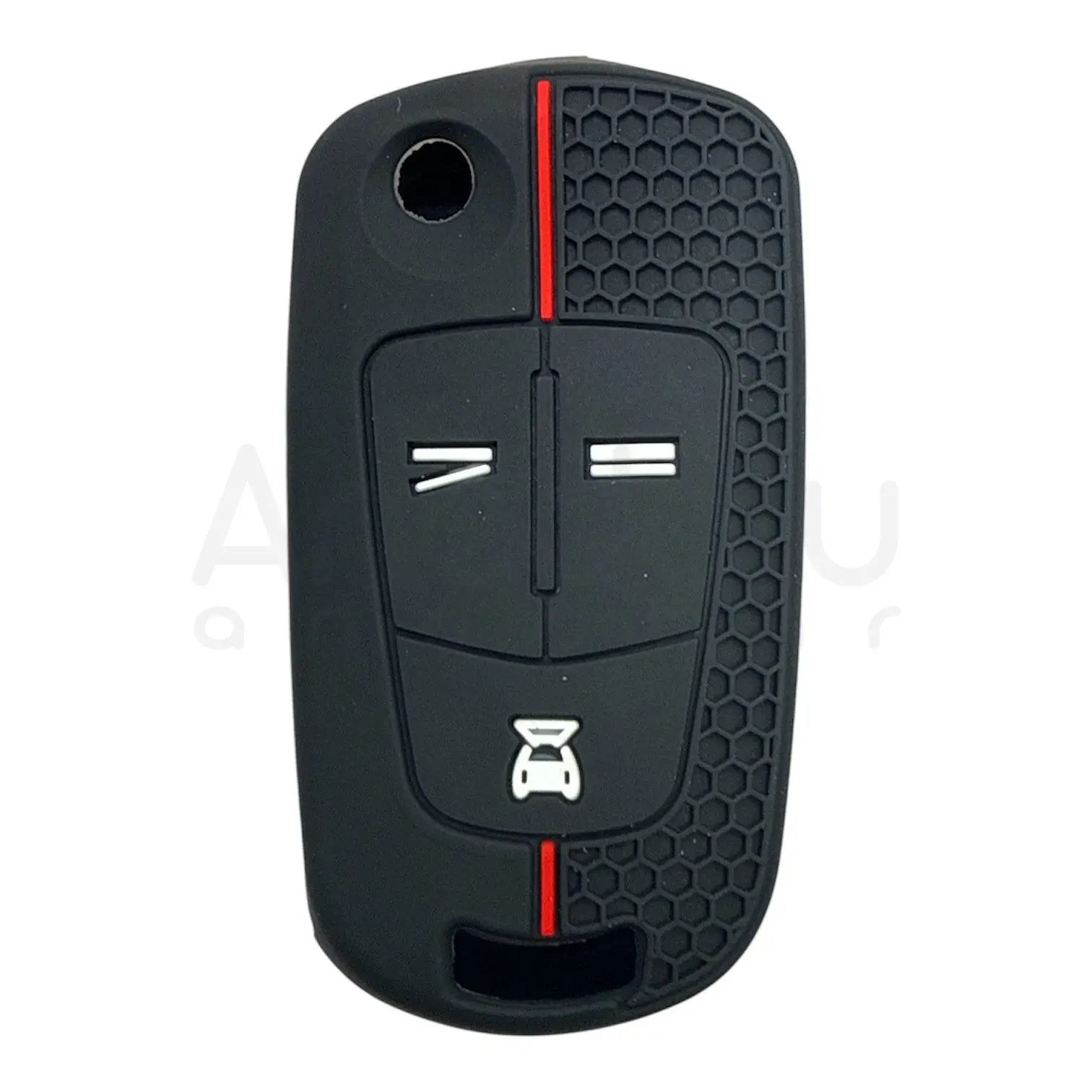 3216-PK | Opel Sustalı Petek Desenli Kılıf 3 Buton Kırmızı