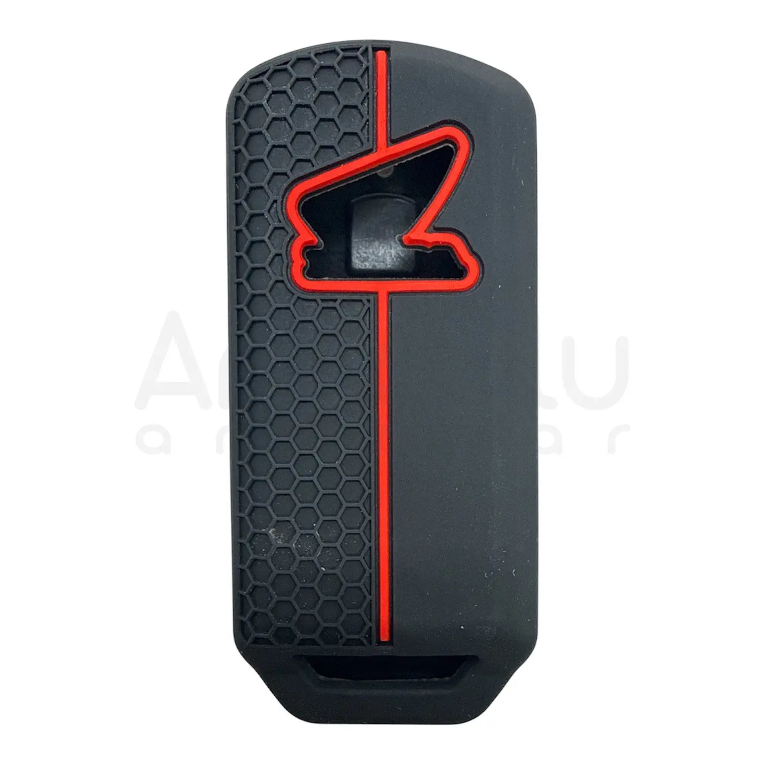 1729-PK | Honda Motosiklet Petek Desenli Kılıf 3 Buton Kırmızı - Görsel 2