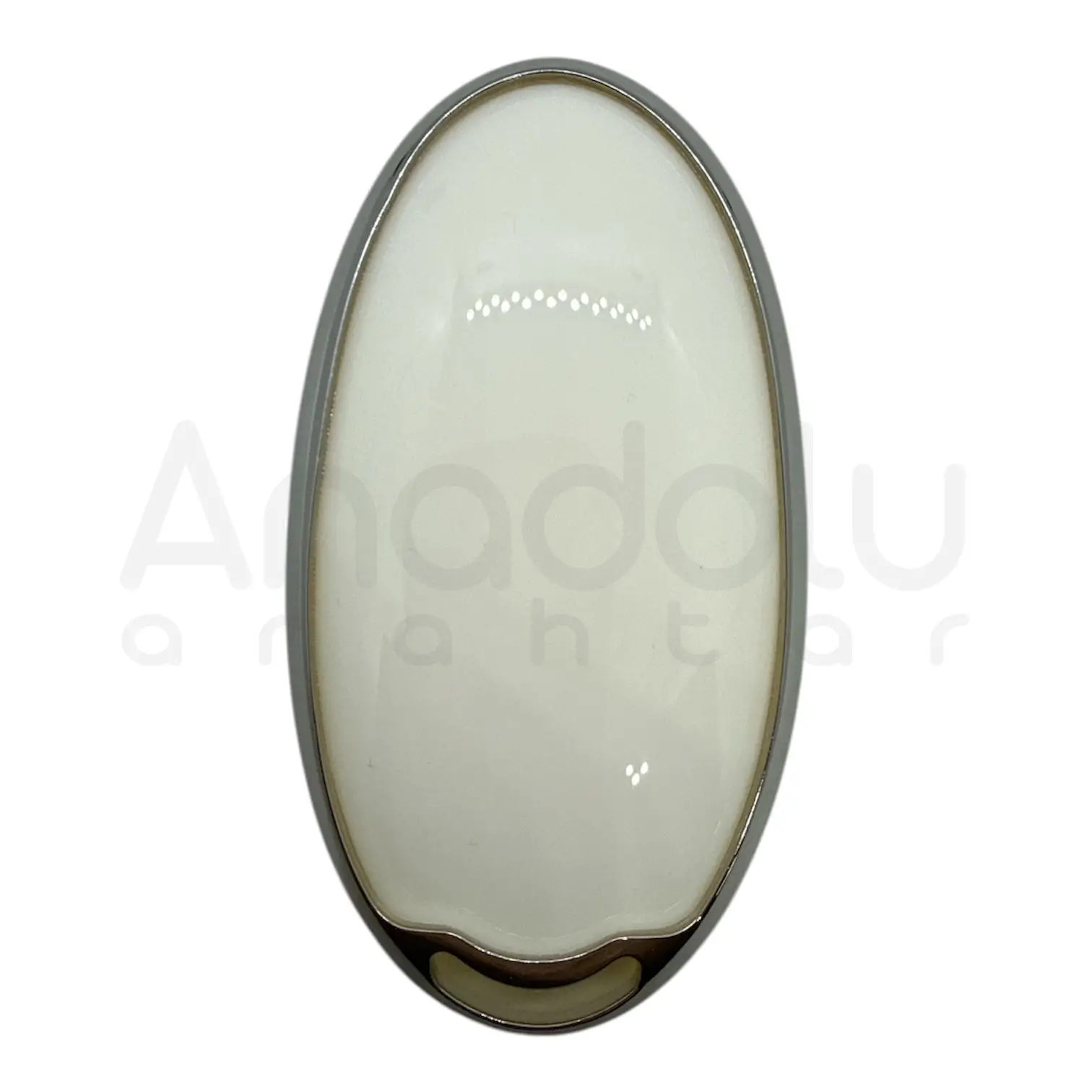 2122-WS | Hyundai Yeni Nano Silikon Kılıfı 4+1 Buton Beyaz-Gümüş - Görsel 2