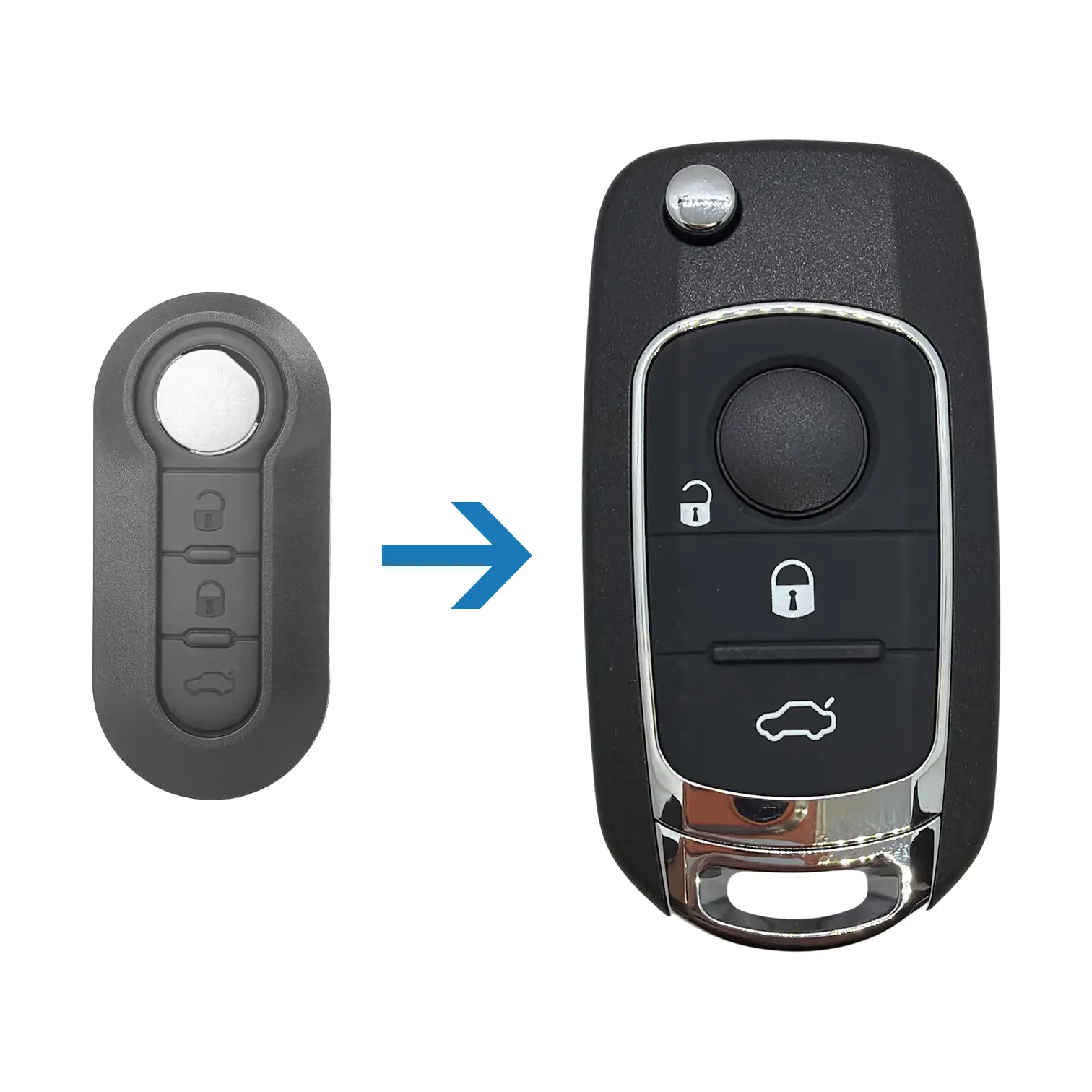 3855 | Fiat Doblo Çevirici Kumanda Kabı 3 Buton 1 3855 | Fiat Doblo Çevirici Kumanda Kabı 3 Buton
